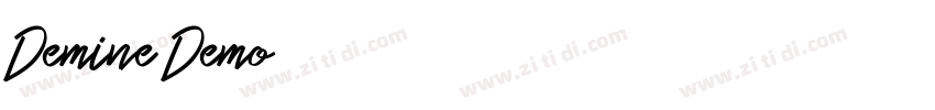 Demine Demo字体转换